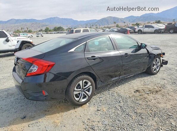 19XFC2F51GE201603 2016 HONDA CIVIC Black Trasero derecho