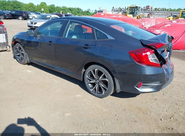 19XFC2F51GE216070 2016 HONDA CIVIC Gray Trasero izquierdo
