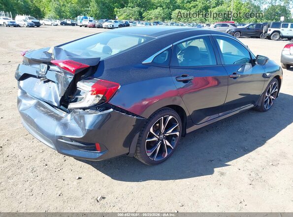 19XFC2F51GE216070 2016 HONDA CIVIC Gray Trasero derecho