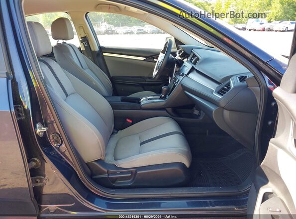 19XFC2F51GE216070 2016 HONDA CIVIC Gray Vista interior delantera