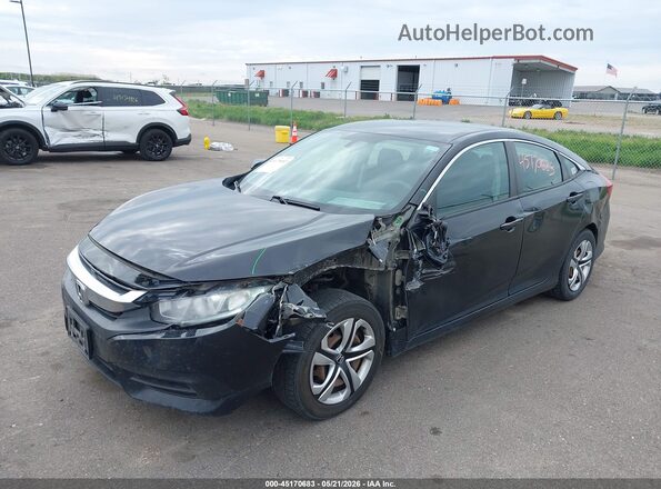 19XFC2F51HE051283 2017 HONDA CIVIC Black Vista tres cuartos delantera izquierda