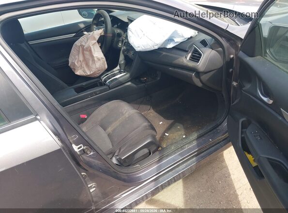 19XFC2F52GE020929 2016 HONDA CIVIC Gray Front interior view