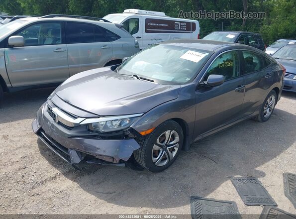 19XFC2F52GE020929 2016 HONDA CIVIC Gray Front left