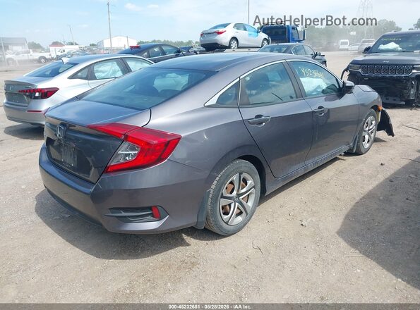 19XFC2F52GE020929 2016 HONDA CIVIC Gray Rear right