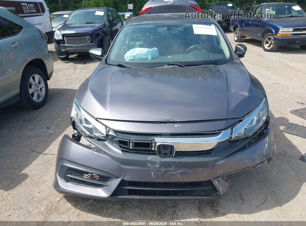 19XFC2F52GE020929 2016 HONDA CIVIC Gray Front view