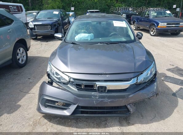19XFC2F52GE020929 2016 HONDA CIVIC Gray Instrument cluster view