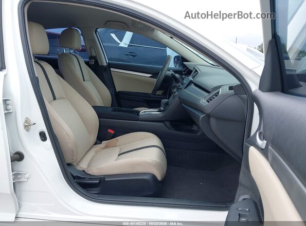 19XFC2F53GE015691 2016 HONDA CIVIC White წინა სალონის ხედი