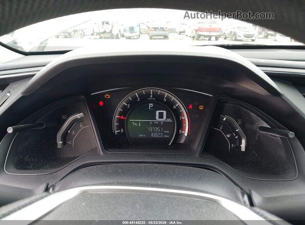 19XFC2F53GE015691 2016 HONDA CIVIC White უკანა სავარძლების ხედი