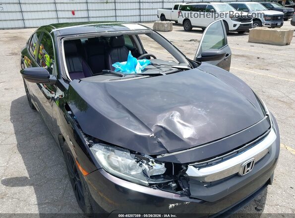 19XFC2F53GE021118 2016 HONDA CIVIC Black Widok z przodu