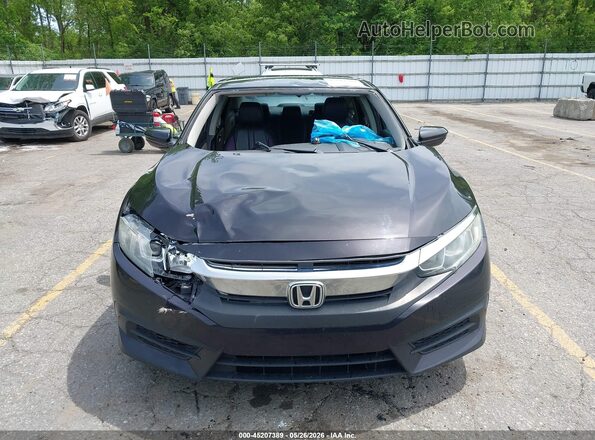 19XFC2F53GE021118 2016 HONDA CIVIC Black Widok zestawu wskaźników