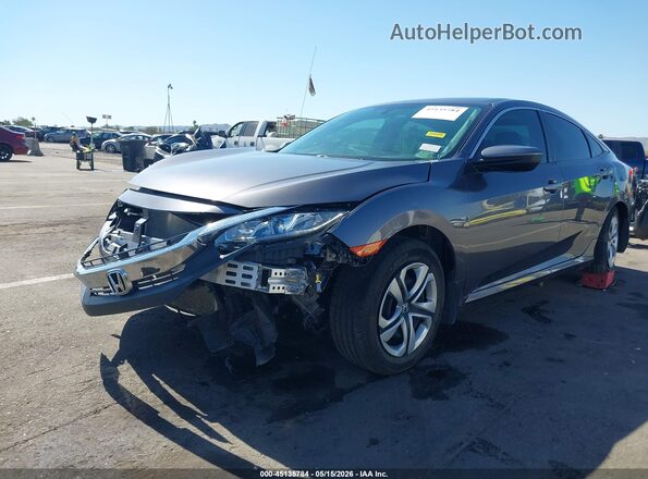 19XFC2F53GE025315 2016 HONDA CIVIC Gray წინა ხედი