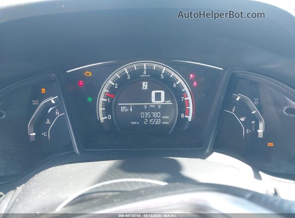 19XFC2F53GE025315 2016 HONDA CIVIC Gray უკანა სავარძლების ხედი