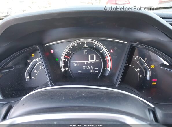 19XFC2F53GE084509 2016 HONDA CIVIC Gray Հետևի նստատեղերի տեսք