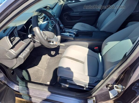 19XFC2F53HE015787 2017 HONDA CIVIC Серый Вид салона спереди