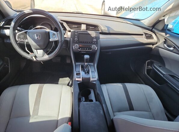 19XFC2F53HE015787 2017 HONDA CIVIC Серый Вид панели приборов