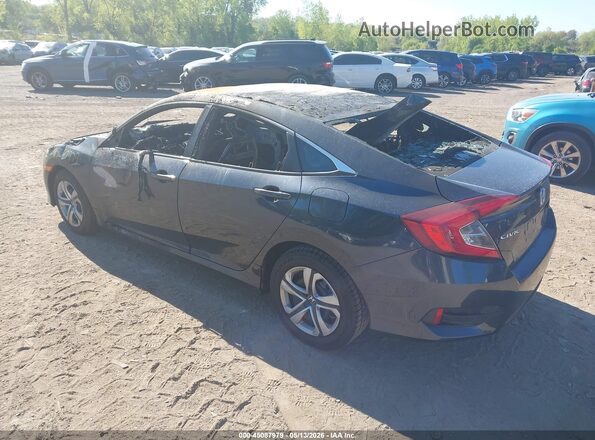 19XFC2F53JE205188 2018 HONDA CIVIC Black Tył lewy