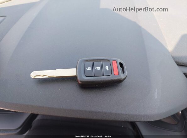19XFC2F54GE051180 2016 HONDA CIVIC Gray Vista del salpicadero