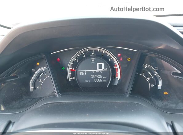 19XFC2F54GE051180 2016 HONDA CIVIC Gray Vista de los asientos traseros