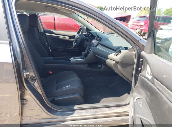 19XFC2F54GE051180 2016 HONDA CIVIC Gray Vista interior delantera