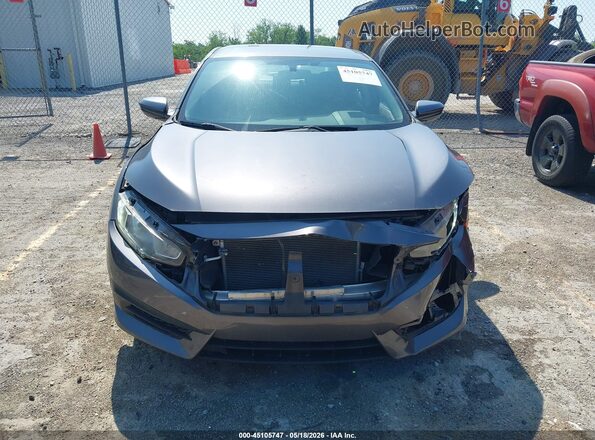 19XFC2F54GE051180 2016 HONDA CIVIC Gray Vista del cuadro de instrumentos