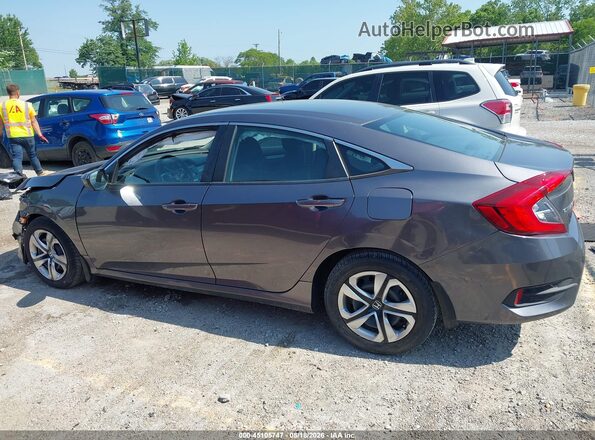 19XFC2F54GE051180 2016 HONDA CIVIC Gray Vista interior de 360 grados