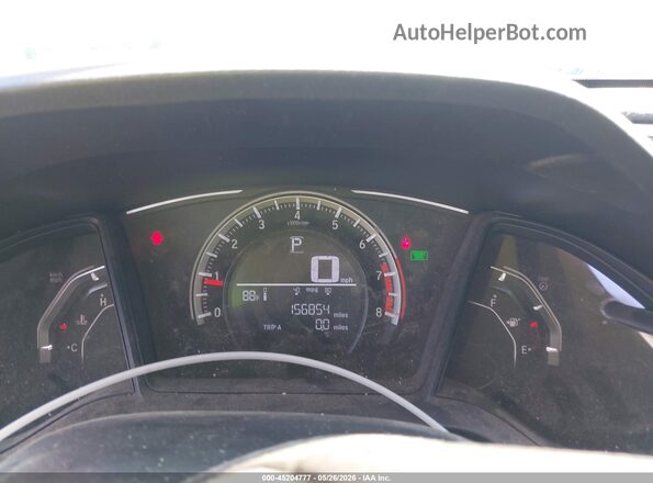 19XFC2F54HE030489 2017 HONDA CIVIC Black Հետևի նստատեղերի տեսք