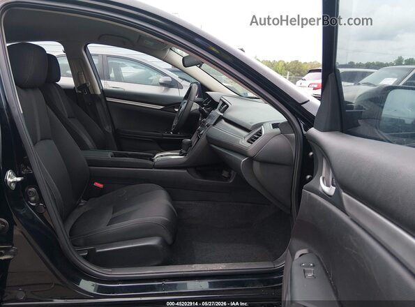 19XFC2F55GE038762 2016 HONDA CIVIC Black Вид салону спереду