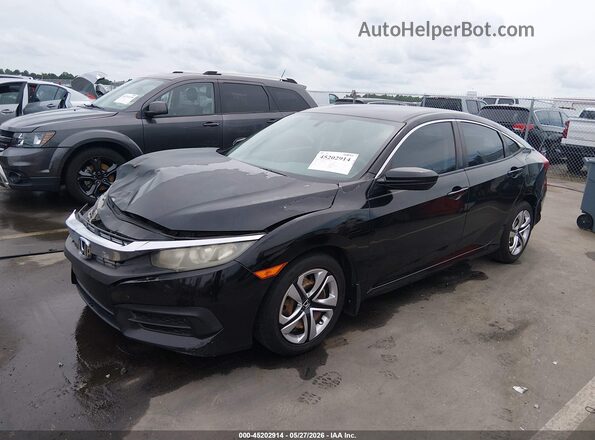 19XFC2F55GE038762 2016 HONDA CIVIC Black Передня ліва чверть