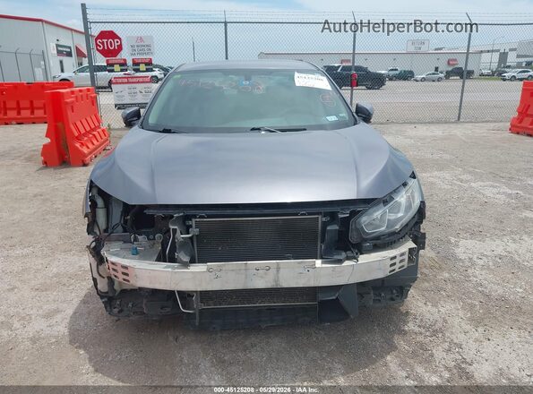 19XFC2F55HE049116 2017 HONDA CIVIC Gray Սարքավորումների վահանակի տեսք
