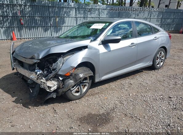 19XFC2F55HE224917 2017 HONDA CIVIC Silver Vista tres cuartos delantera izquierda