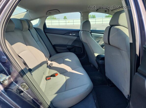 19XFC2F55JE042060 2018 HONDA CIVIC Gray Հետևի նստատեղերի տեսք