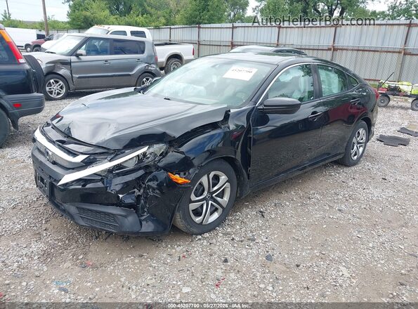 19XFC2F56GE042660 2016 HONDA CIVIC Black Front left