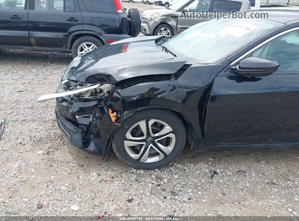 19XFC2F56GE042660 2016 HONDA CIVIC Black Front view