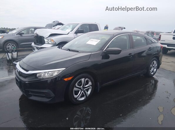19XFC2F56GE076081 2016 HONDA CIVIC Черный Передняя левая четверть