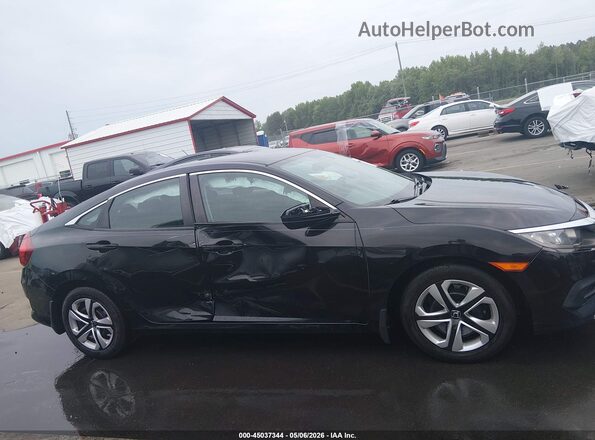 19XFC2F56GE076081 2016 HONDA CIVIC Черный Вид задней части салона