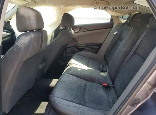 19XFC2F56GE095598 2016 HONDA CIVIC Blue უკანა სავარძლების ხედი