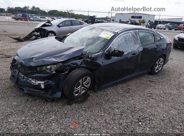 19XFC2F56GE209518 2016 HONDA CIVIC Gray Vista tres cuartos delantera izquierda