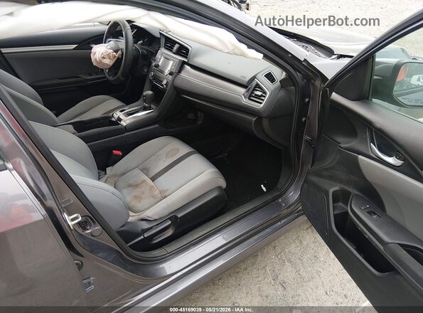 19XFC2F56HE219631 2017 HONDA CIVIC Gray Front interior view