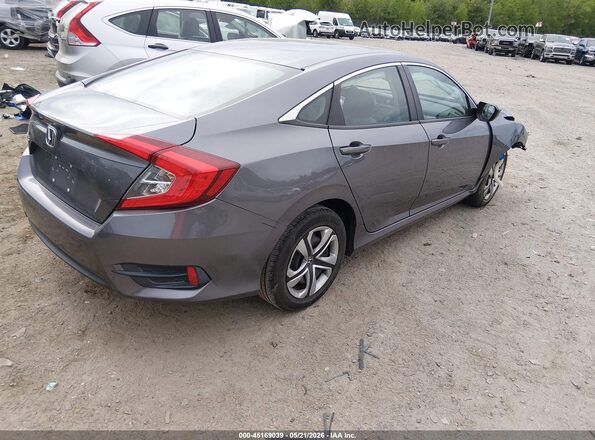 19XFC2F56HE219631 2017 HONDA CIVIC Gray Rear right