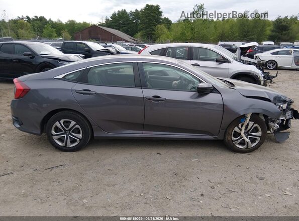 19XFC2F56HE219631 2017 HONDA CIVIC Gray Rear interior view