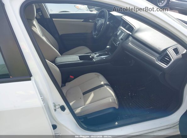 19XFC2F57GE212542 2016 HONDA CIVIC Белый Вид салона спереди