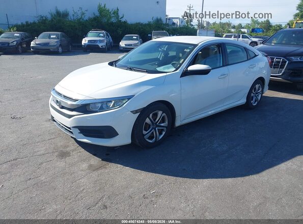 19XFC2F57GE221564 2016 HONDA CIVIC White Front left