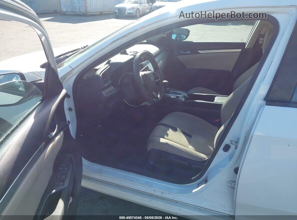 19XFC2F57GE221564 2016 HONDA CIVIC White Front interior view