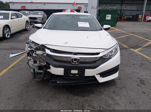 19XFC2F58HE048428 2017 HONDA CIVIC White ხელსაწყოთა პანელის ხედი