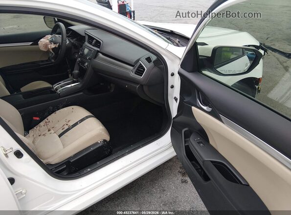 19XFC2F58HE048428 2017 HONDA CIVIC White წინა სალონის ხედი