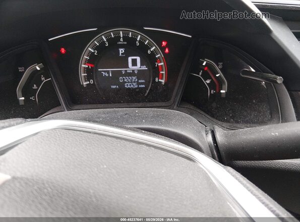 19XFC2F58HE048428 2017 HONDA CIVIC White უკანა სავარძლების ხედი