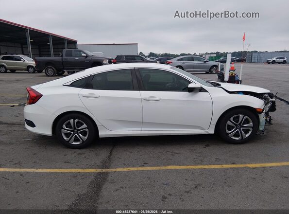 19XFC2F58HE048428 2017 HONDA CIVIC White უკანა სალონის ხედი