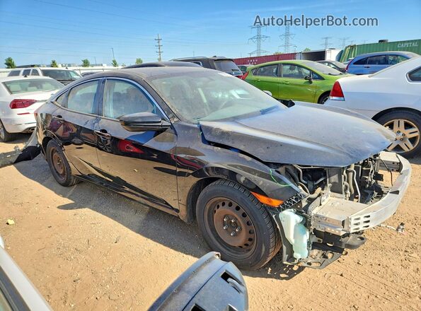 19XFC2F58JE006265 2018 HONDA CIVIC Black წინა მარჯვენა