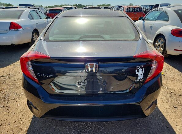 19XFC2F58JE006265 2018 HONDA CIVIC Black უკანა ხედი