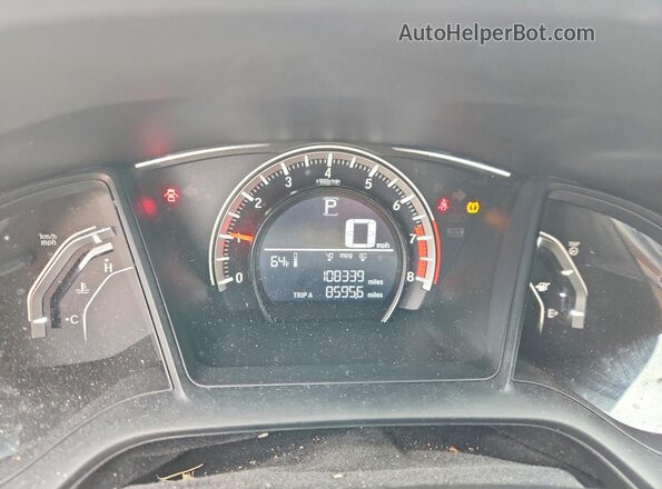 19XFC2F59GE041258 2016 HONDA CIVIC White Սարքավորումների վահանակի տեսք
